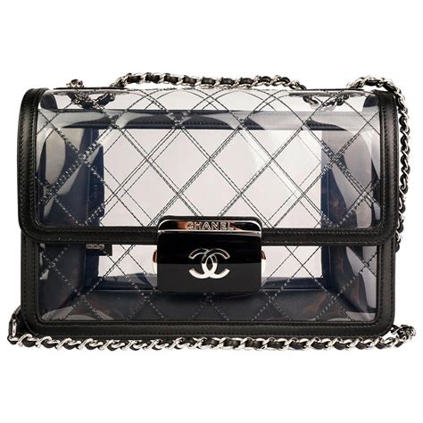 blue clear chanel bag|Chanel official website bags.